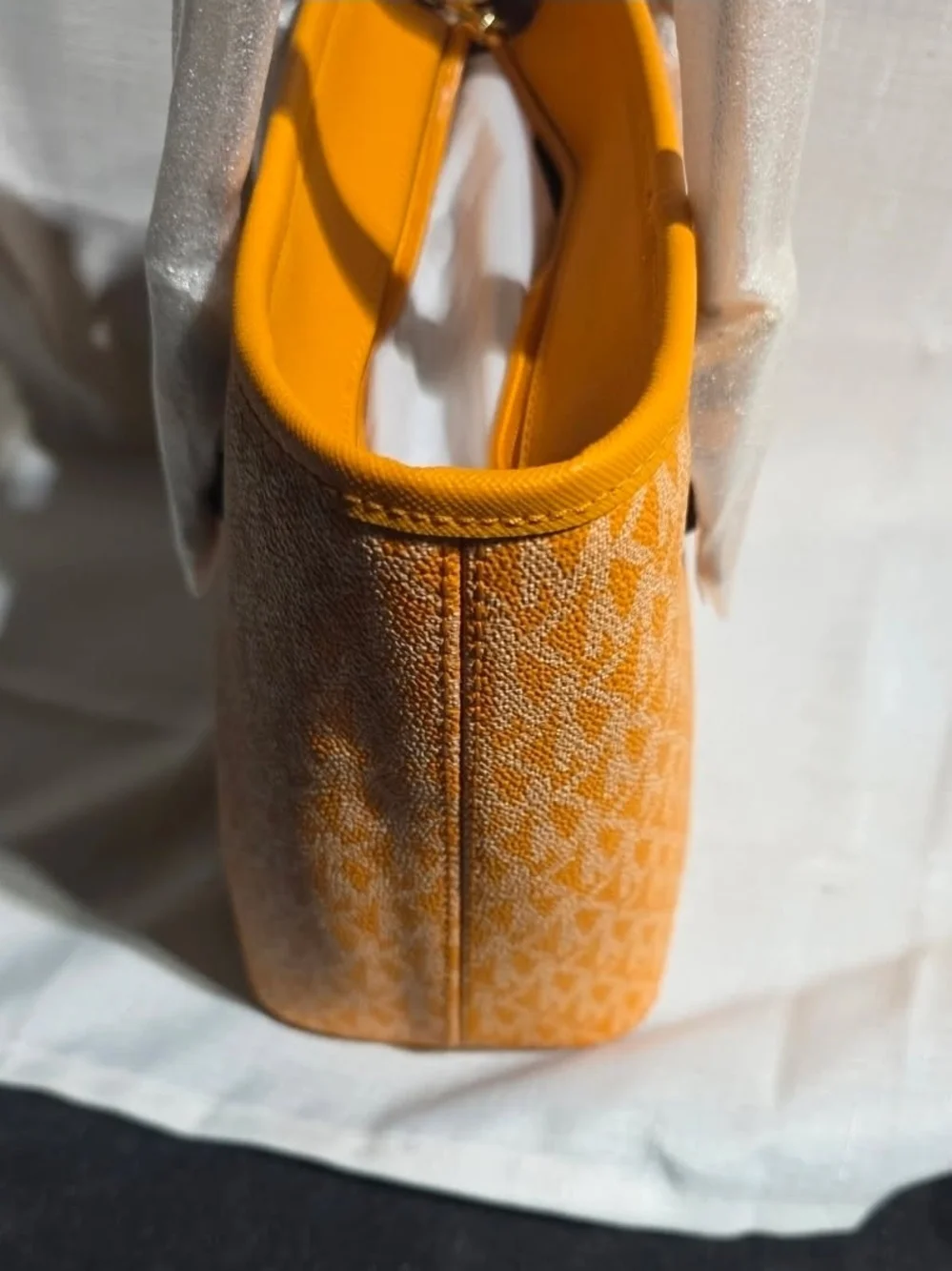 Michael Kors Orange MK Logo Tote